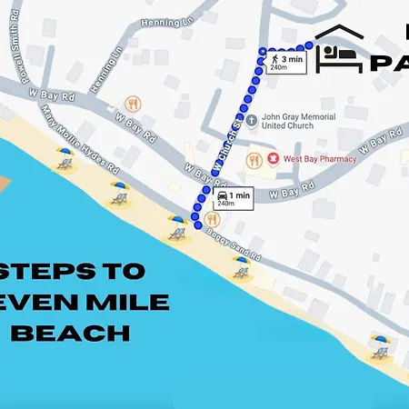 3 Suites At Blue Pavilion - 3 Kitchens - Steps To Beach - Car, Value, Service